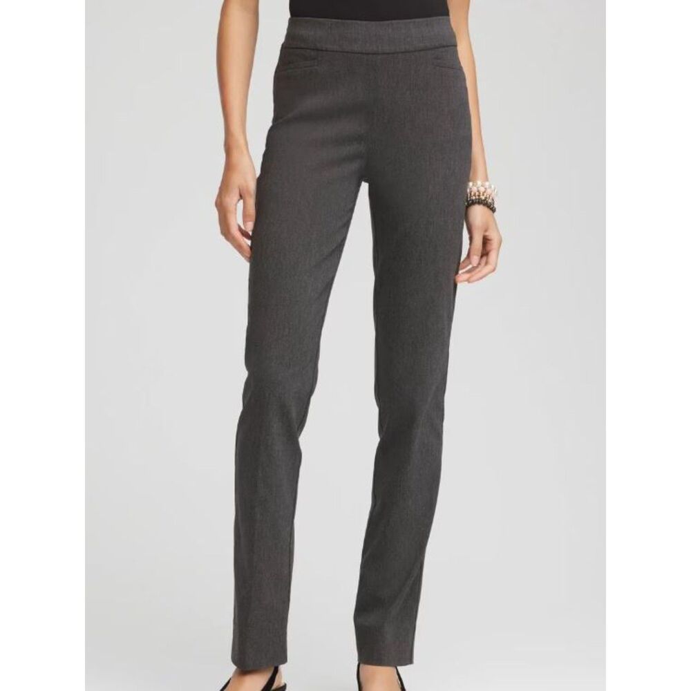 Chico's So Slimming Brigitte Slim Leg Pants Career Work Wear Plus Size 20 NWT